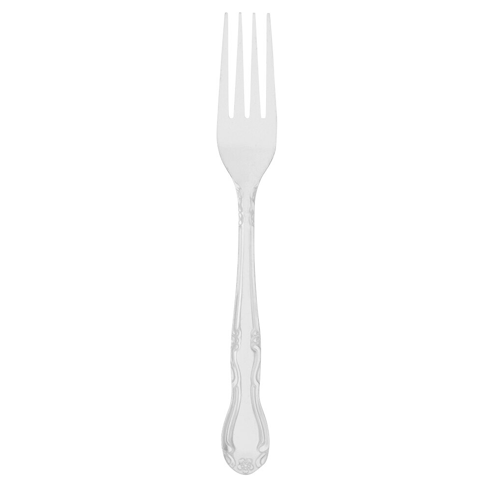 Walco Barclay from Steelite International WL1105 7 1/4" 18/0 Stainless Steel Medium Weight Dinner Fork - 24/Case