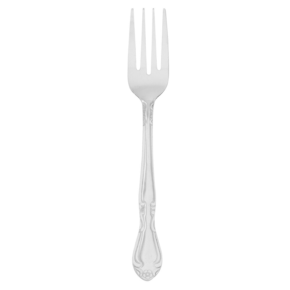 Walco Barclay from Steelite International WL1106 6 3/8" 18/0 Stainless Steel Medium Weight Salad Fork - 24/Case