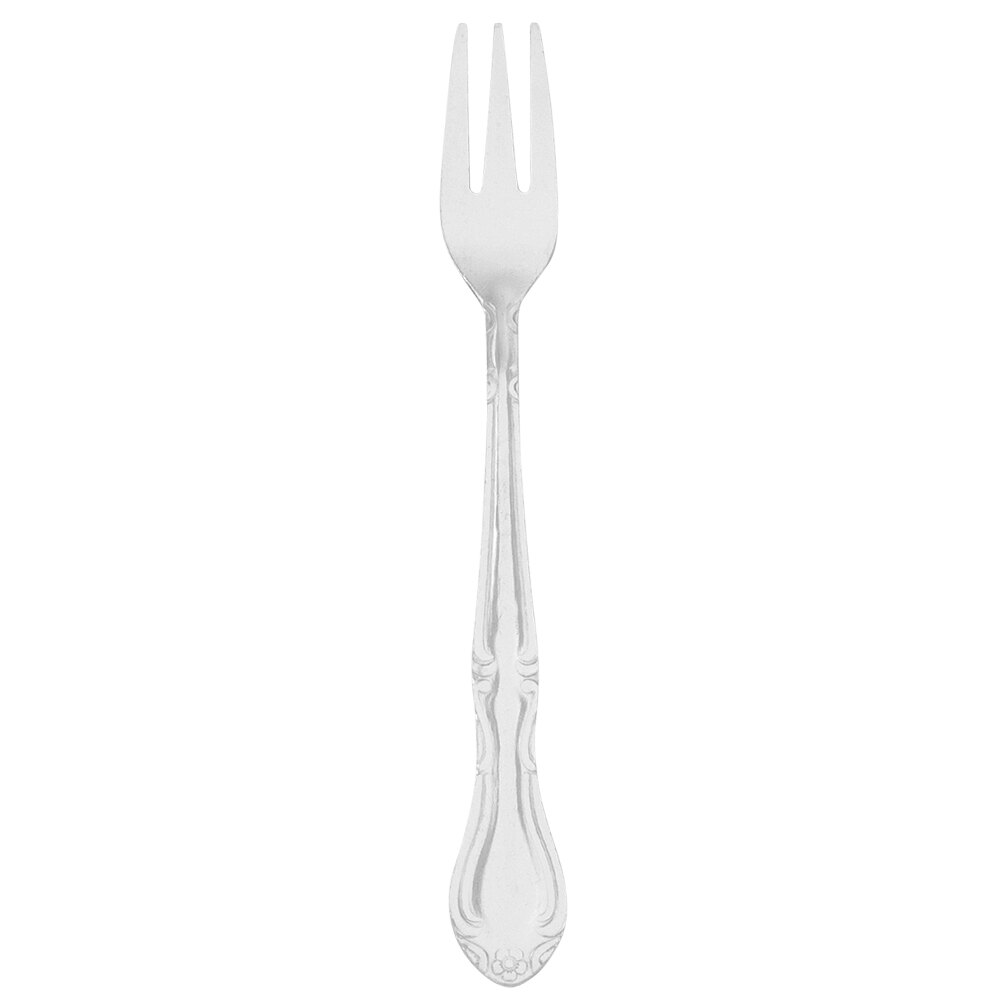 Walco Barclay from Steelite International WL1115 5 13/16" 18/0 Stainless Steel Medium Weight Cocktail Fork - 24/Case
