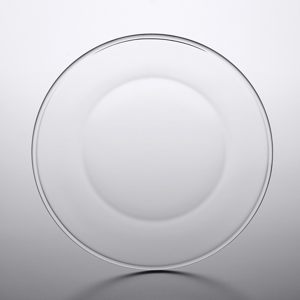 Libbey 1788491 Moderno 7 1/2" Glass Salad / Dessert Plate - 12/Case