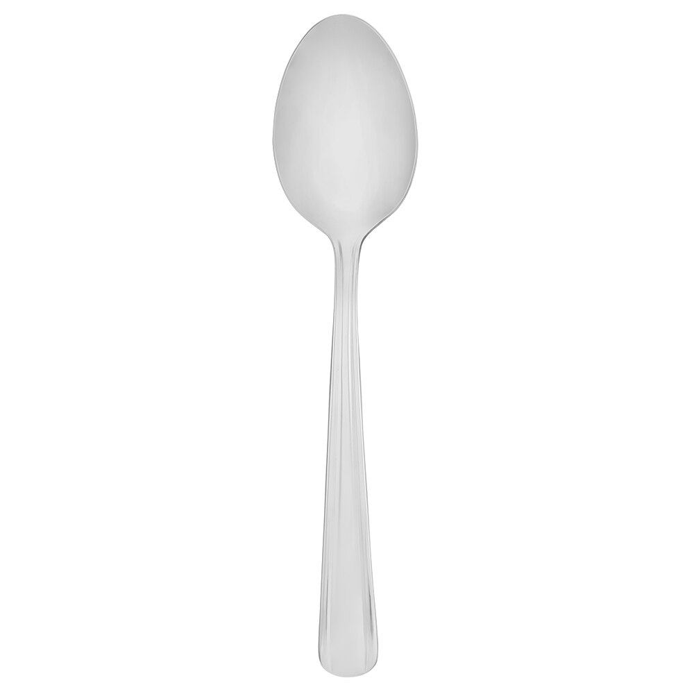 Walco Beacon from Steelite International WL6703 8" 18/0 Stainless Steel Heavy Weight Serving Spoon - 24/Case