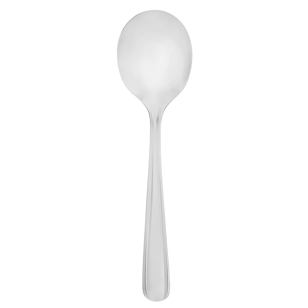 Walco Beacon from Steelite International WL6712 5 7/8" 18/0 Stainless Steel Heavy Weight Bouillon Spoon - 24/Case