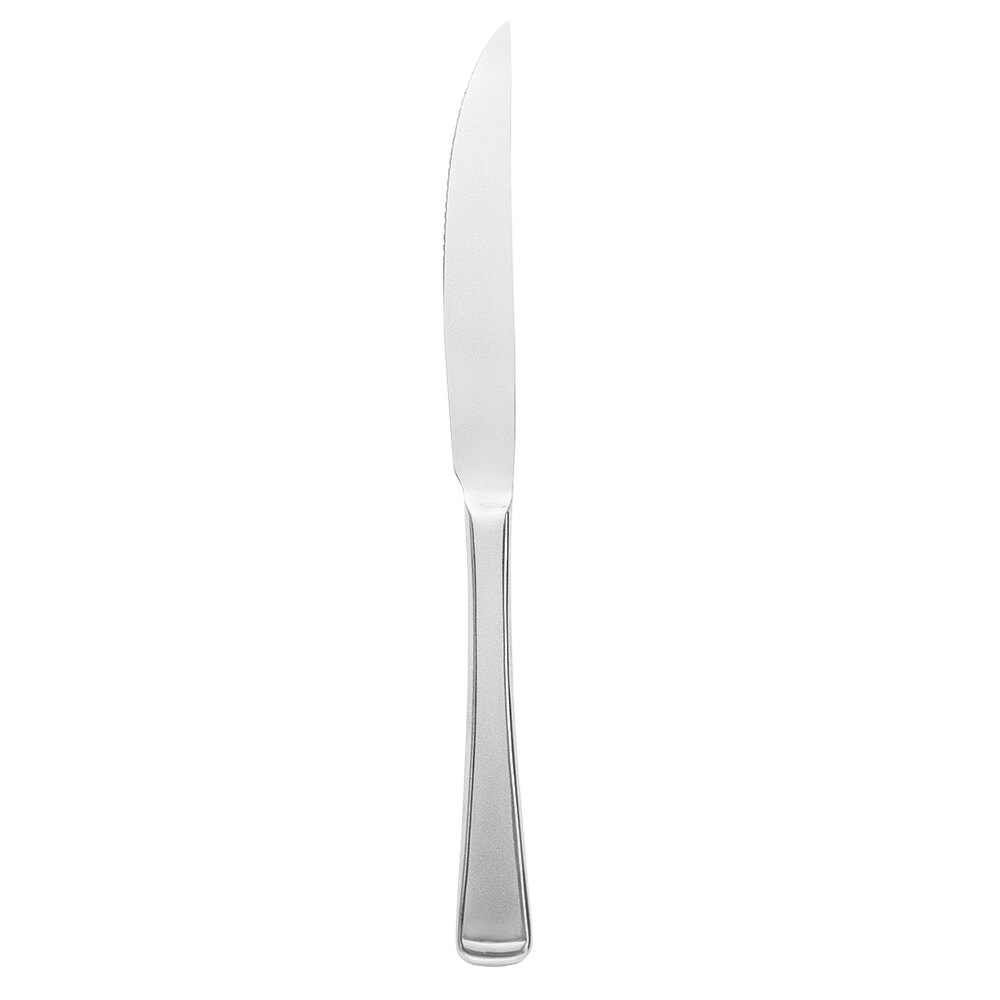 Walco Sonnet from Steelite International WL8223 9 1/4" 18/0 Stainless Steel Heavy Weight Steak Knife - 12/Case