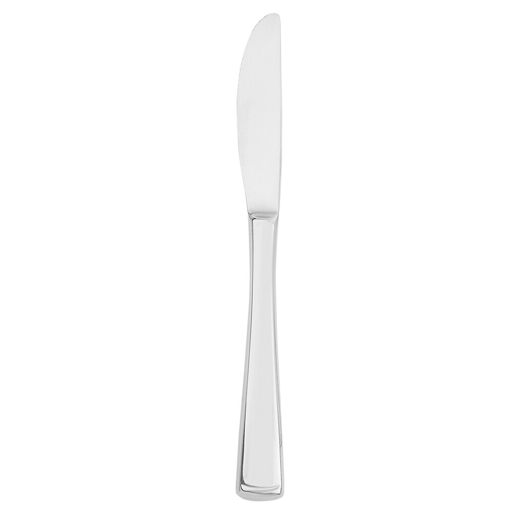 Walco Sonnet from Steelite International WL8245 8 1/4" 18/0 Stainless Steel Heavy Weight 1-Piece Dinner Knife - 12/Case