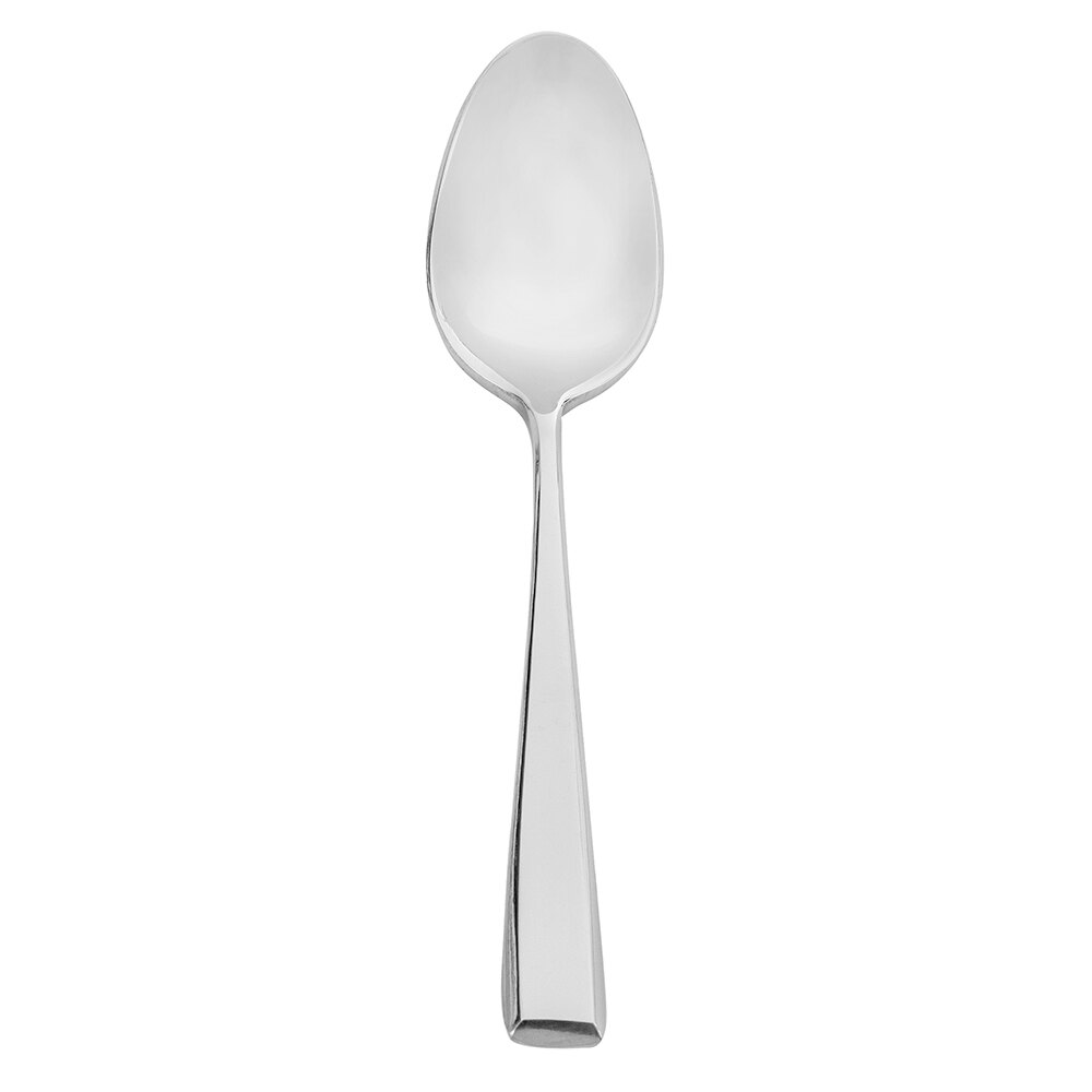 Walco Baypoint from Steelite International WL8303 8 3/8" 18/0 Stainless Steel Heavy Weight Serving Spoon - 12/Case