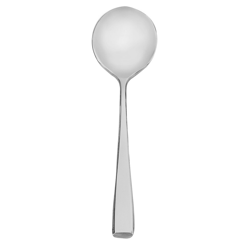Walco Baypoint from Steelite International WL8312 6 9/16" 18/0 Stainless Steel Heavy Weight Bouillon Spoon - 12/Case