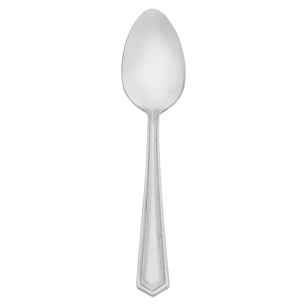 Walco Mark from Steelite International WLTR01 5 5/8" 18/0 Stainless Steel Medium Weight Teaspoon - 36/Case