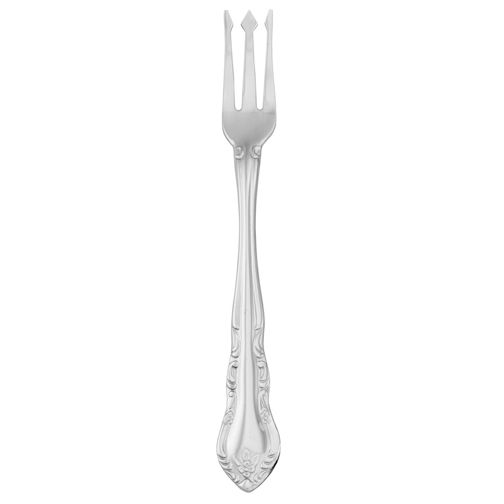 Walco Discretion from Steelite International WL6515 5 1/2" 18/0 Stainless Steel Heavy Weight Cocktail Fork - 24/Case