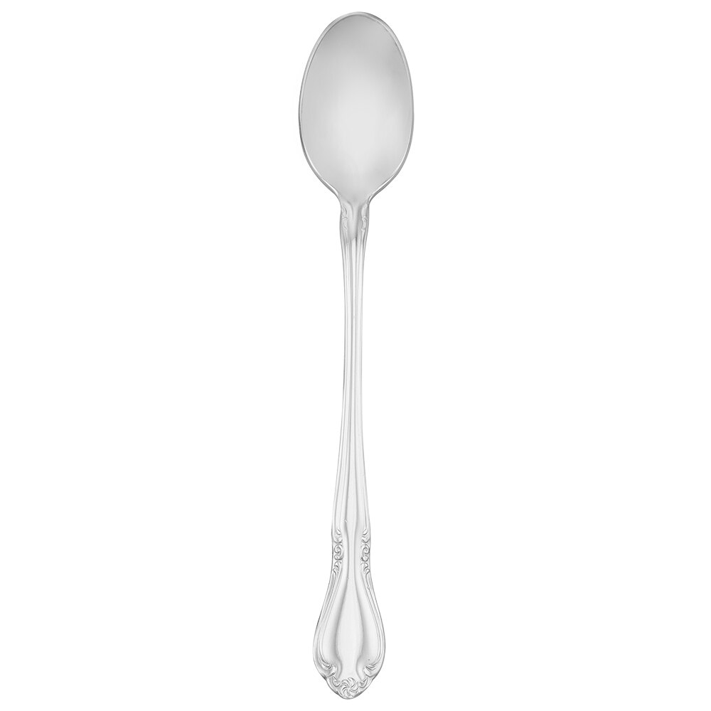 Walco Illustra from Steelite International WL9104 7" 18/10 Stainless Steel Extra Heavy Weight Iced Tea Spoon - 24/Case