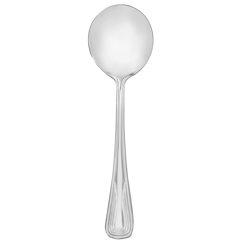 Walco Imagination from Steelite International WL8812 6 1/4" 18/0 Stainless Steel Heavy Weight Bouillon Spoon - 24/Case
