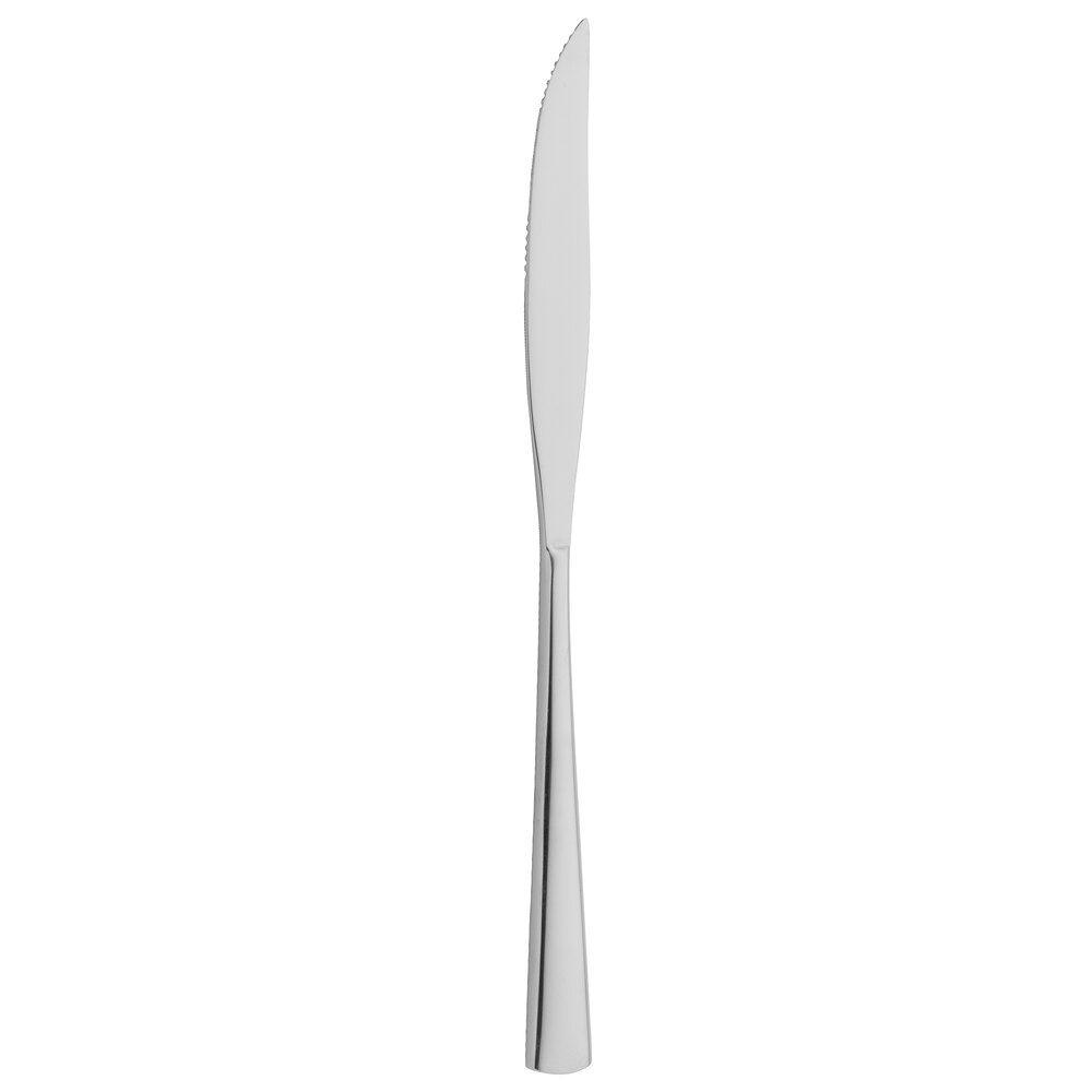 Walco Audition from Steelite International WLAUD22 9" 18/10 Stainless Steel Extra Heavy Weight Steak Knife - 12/Case