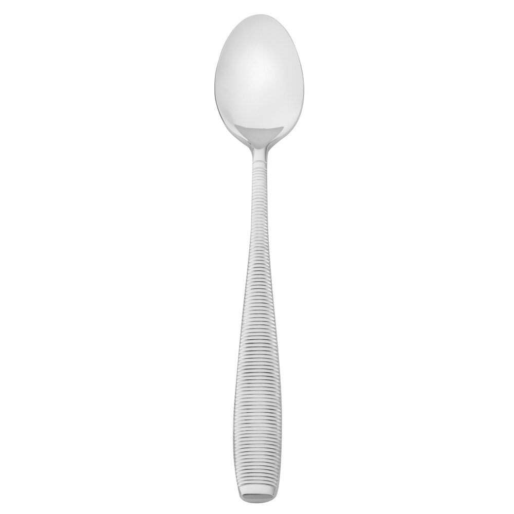 Walco Mastaba from Steelite International WLMAS04 7 5/16" 18/10 Stainless Steel Extra Heavy Weight Iced Tea Spoon - 12/Case