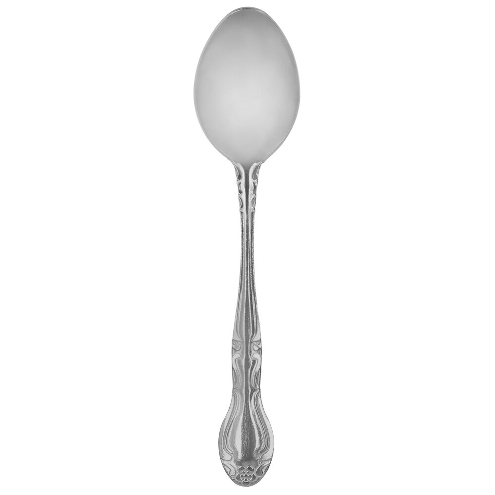 Walco Barclay from Steelite International WL1129 4 5/8" 18/0 Stainless Steel Medium Weight Demitasse Spoon - 24/Case