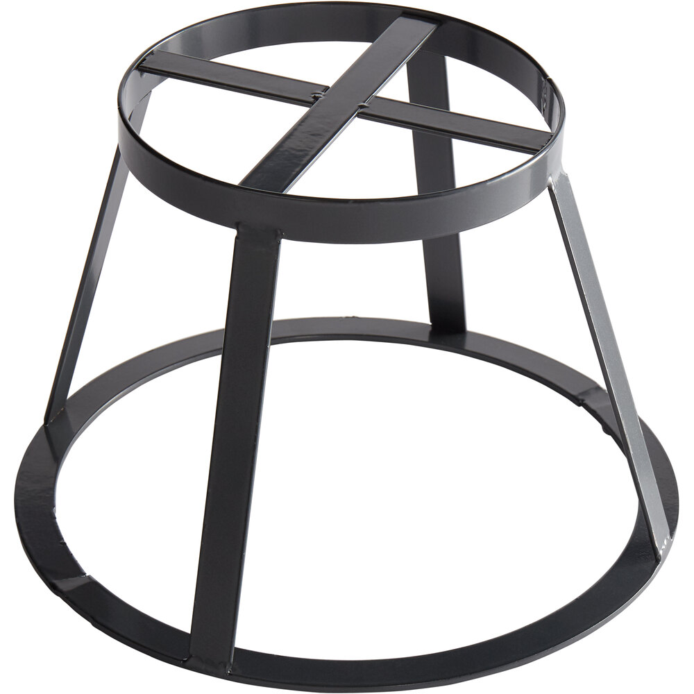 GET MTS-R6-MG Madison Avenue 6" Tall Metal Gray Round Display Stand / Pedestal for SB-1300 and SB-1212 Display Boards