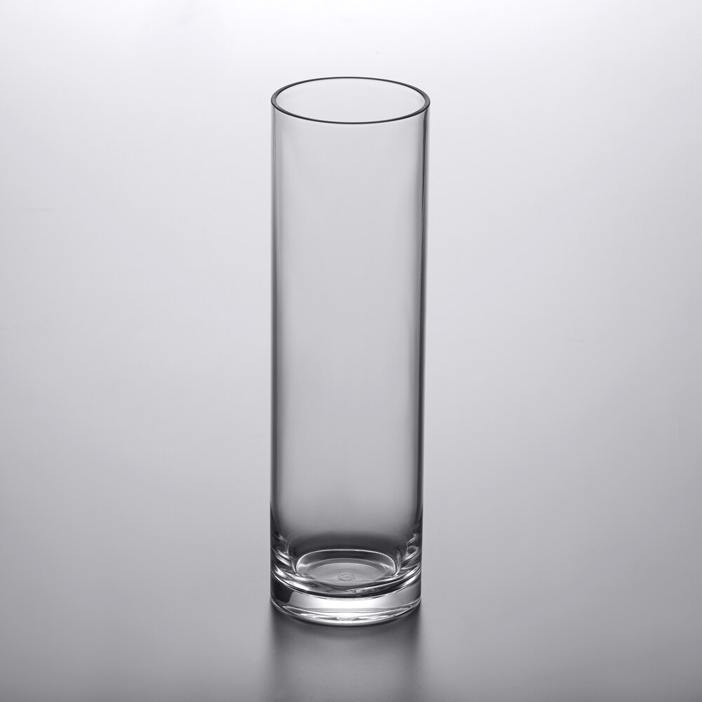 GET V-11-CL Ace of Vase 15 3/4" Clear Polycarbonate Accent Vase