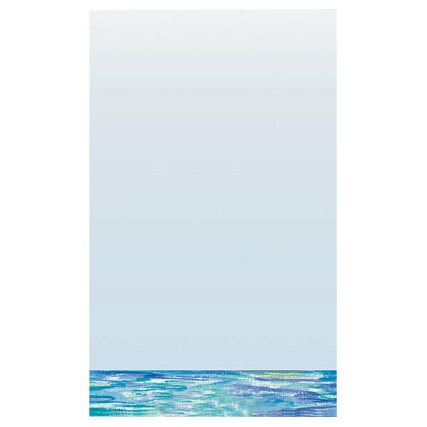 Choice 8 1/2" x 14" Menu Paper - Mediterranean Themed Venice Design Middle Insert - 100/Pack