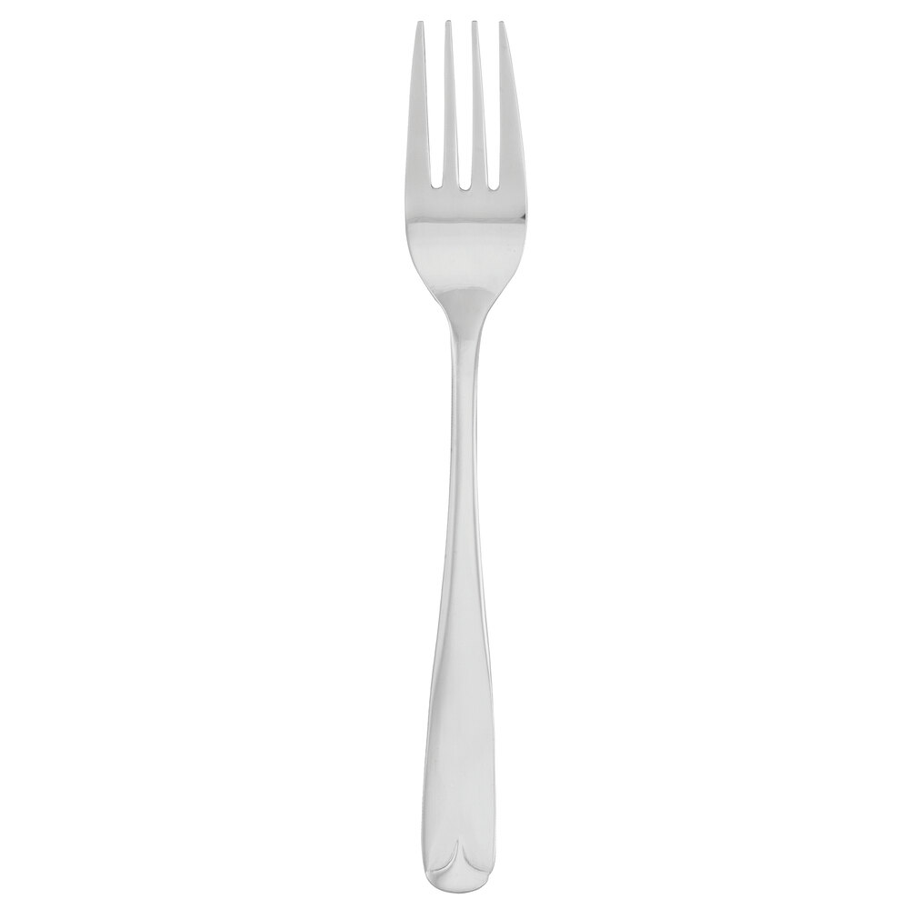 Walco Olde Towne from Steelite International WL8406 6 15/16" 18/0 Stainless Steel Medium Weight Salad Fork - 24/Case