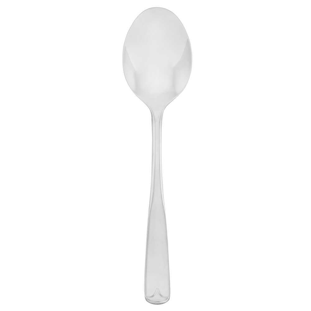 Walco Olde Towne from Steelite International WL8407 7 1/16" 18/0 Stainless Steel Medium Weight Dessert Spoon - 24/Case