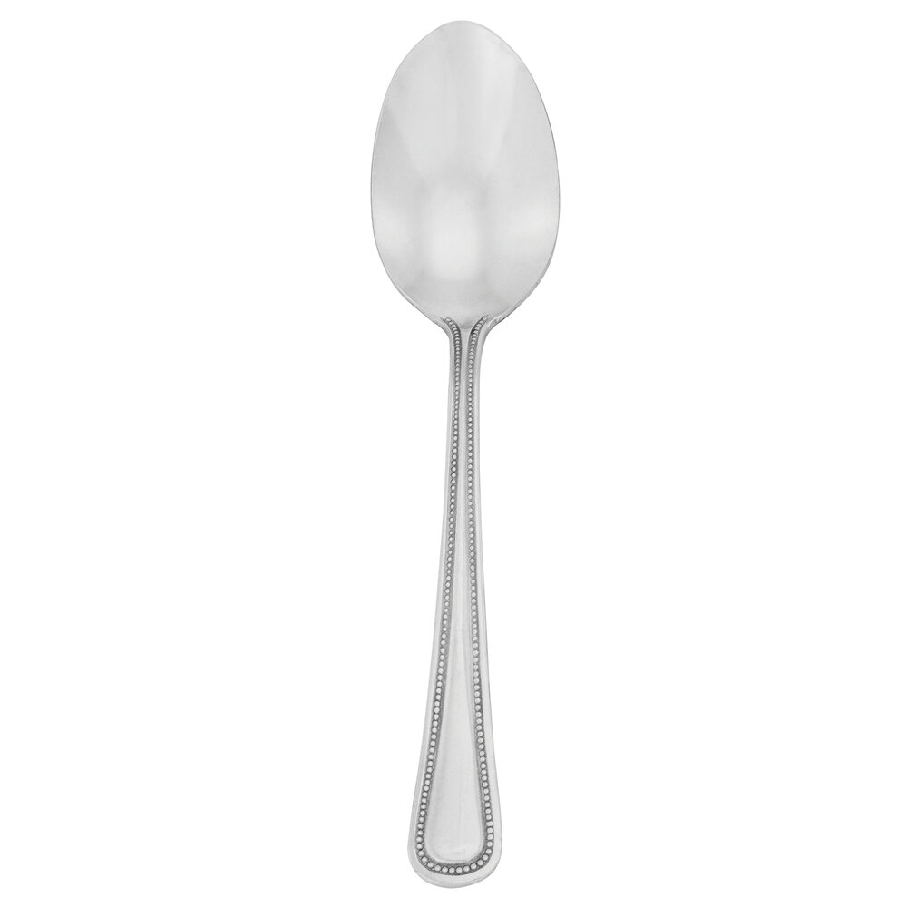 Walco Poise from Steelite International WL5507 7 1/4" 18/0 Stainless Steel Medium Weight Dessert Spoon - 24/Case