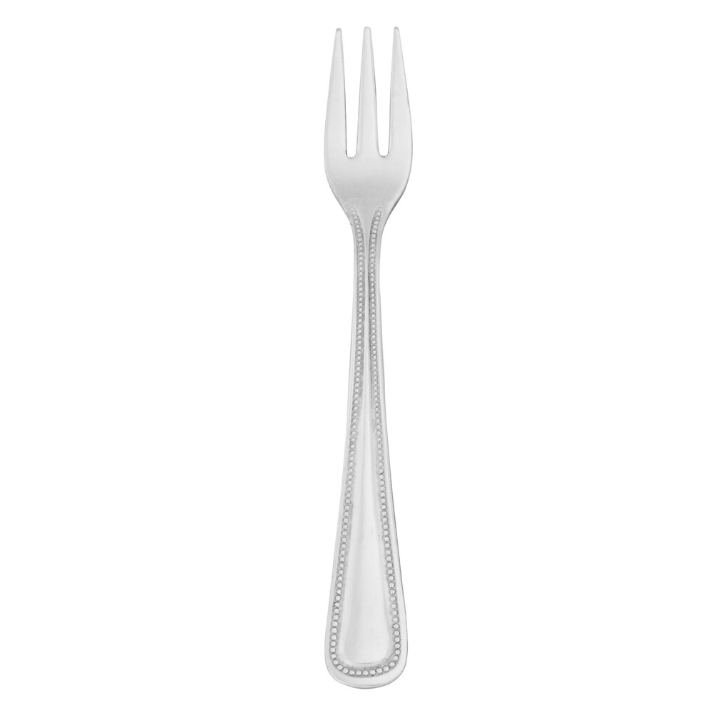 Walco Poise from Steelite International WL5515 5 1/2" 18/0 Stainless Steel Medium Weight Cocktail Fork - 24/Case