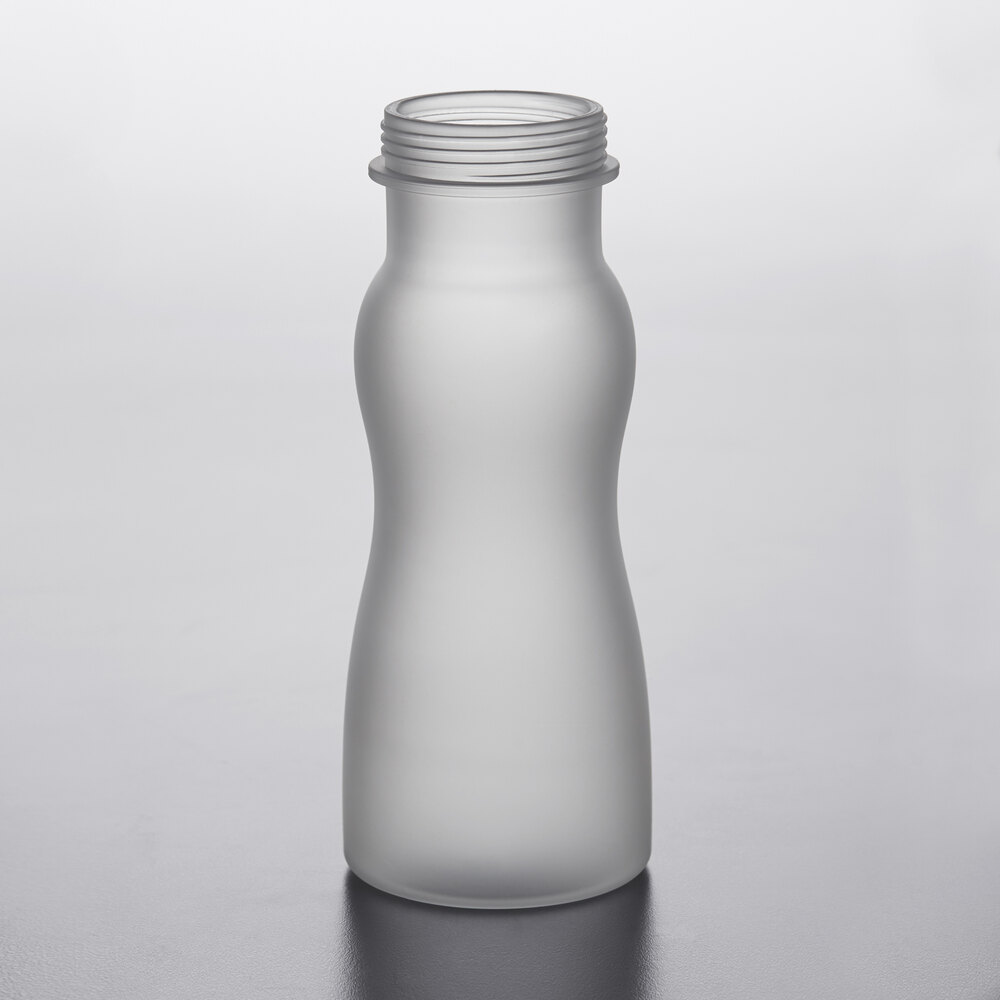 GET SDB-16-PC-B 16 oz. Frosted Polycarbonate Salad Dressing / Juice Bottle