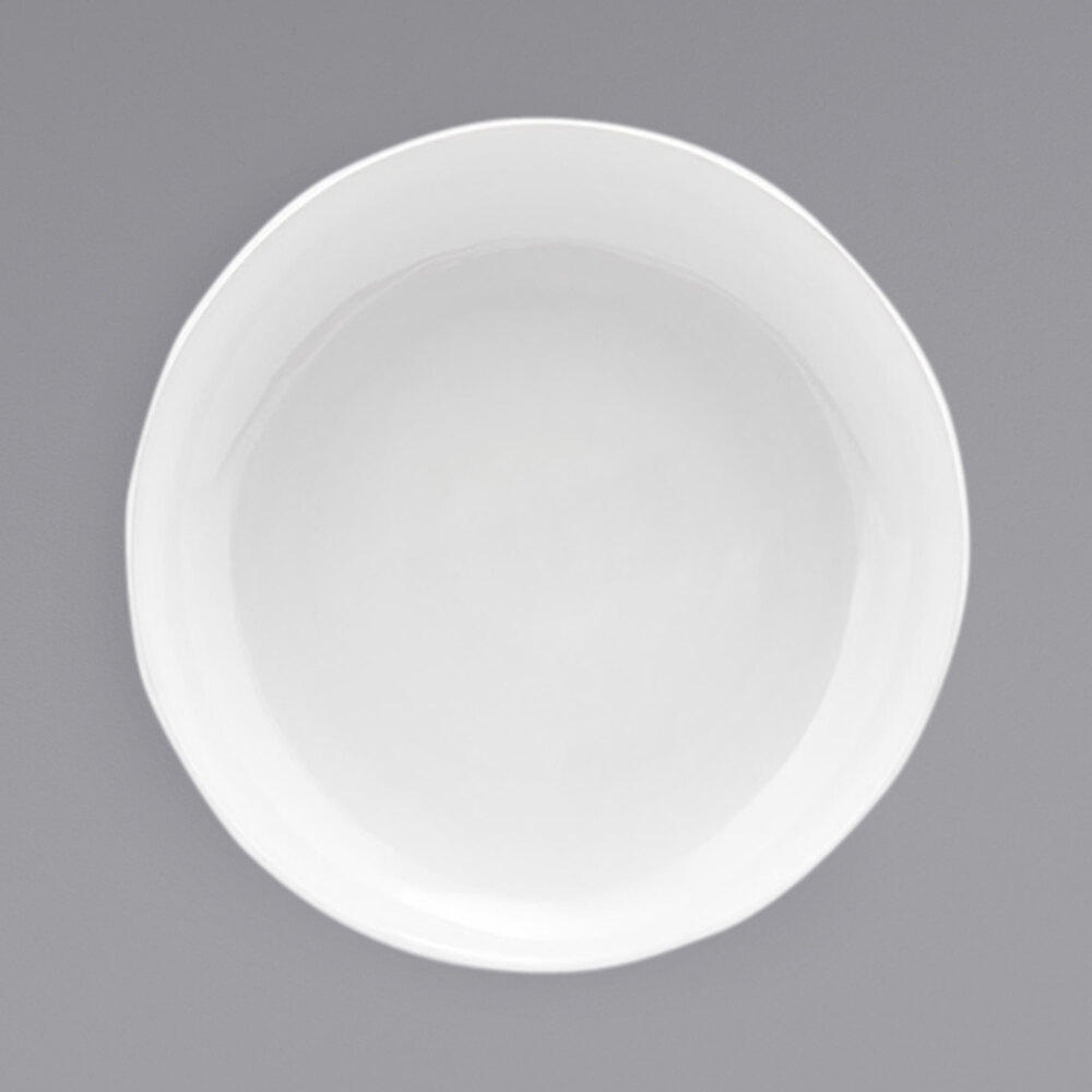 Front of the House DSP031WHP23 Kiln 8" Superwhite Porcelain Plate - 12/Case
