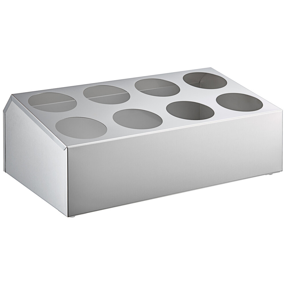Choice Eight Hole Stainless Steel Flatware Organizer