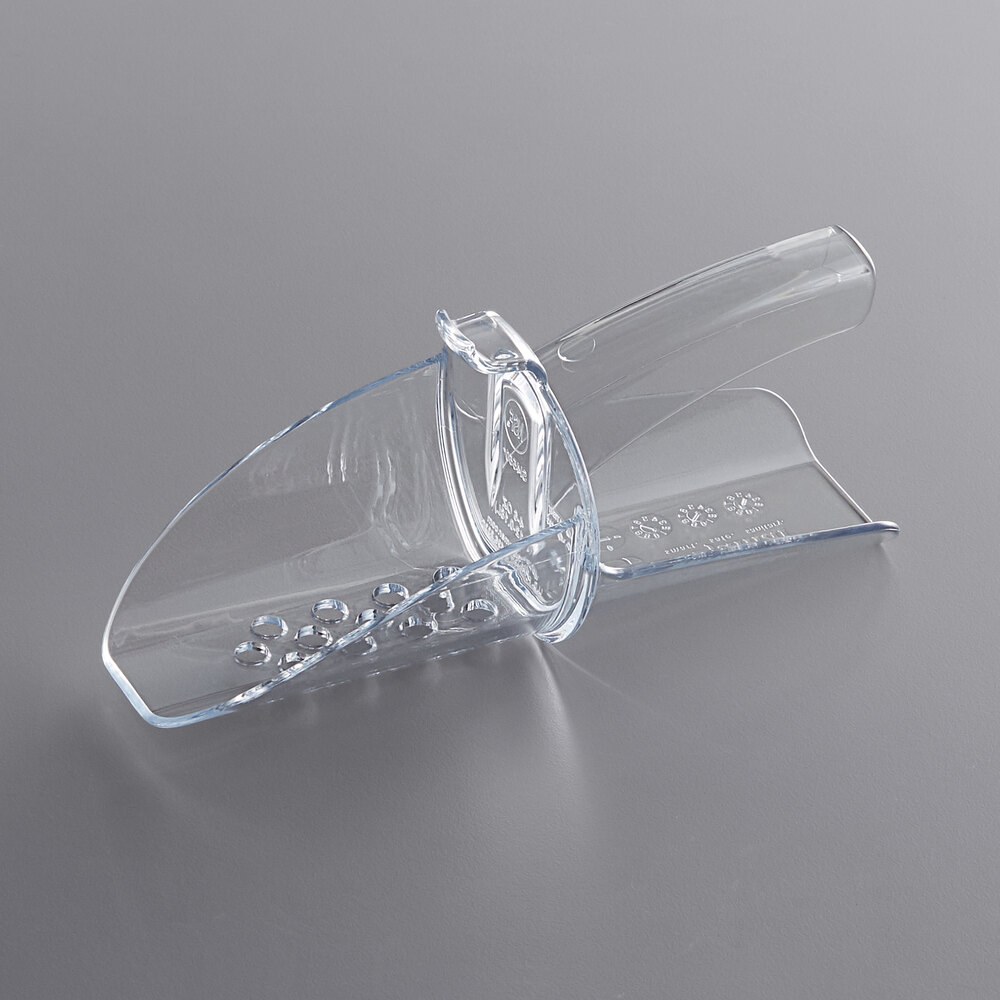 San Jamar SI4550 Saf-T-Scoop 4-6 oz. Banquet Ice Scoop