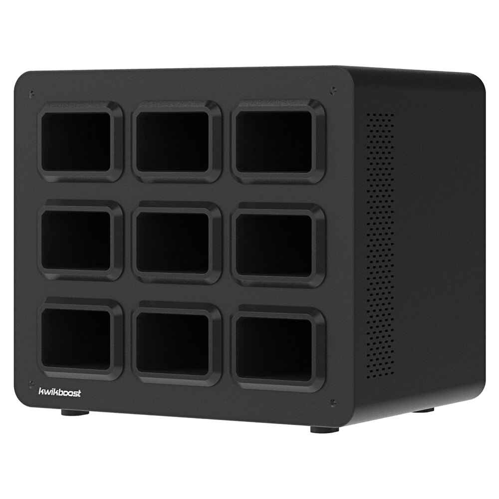 Luxor KBEP-BASE9 KwikBoost EdgePower 9-Bay Base Charging Station