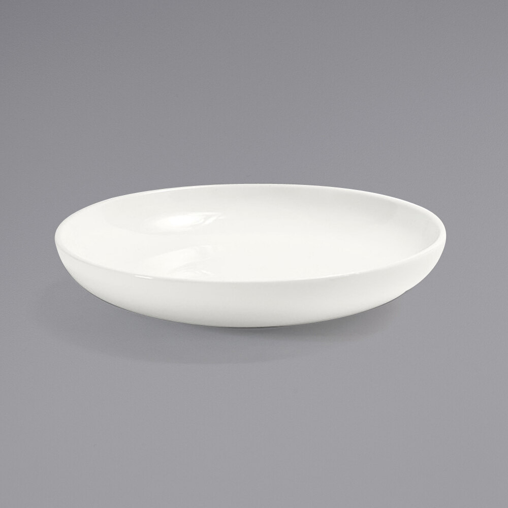 Front of the House DBO189BEP21 Catalyst 62 oz. European White Coupe Round Porcelain Bowl - 4/Case