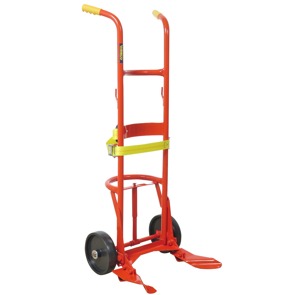 Wesco Industrial Products 1,000 lb. Poly Drum Truck with (2) 10" Polyolefin Wheels 240076