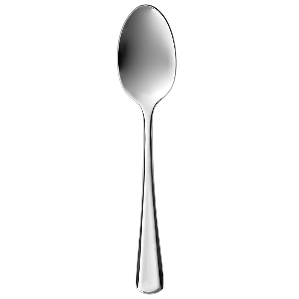 Libbey 304 002 Adrina 7" 18/0 Stainless Steel Heavy Weight Dessert Spoon - 36/Case