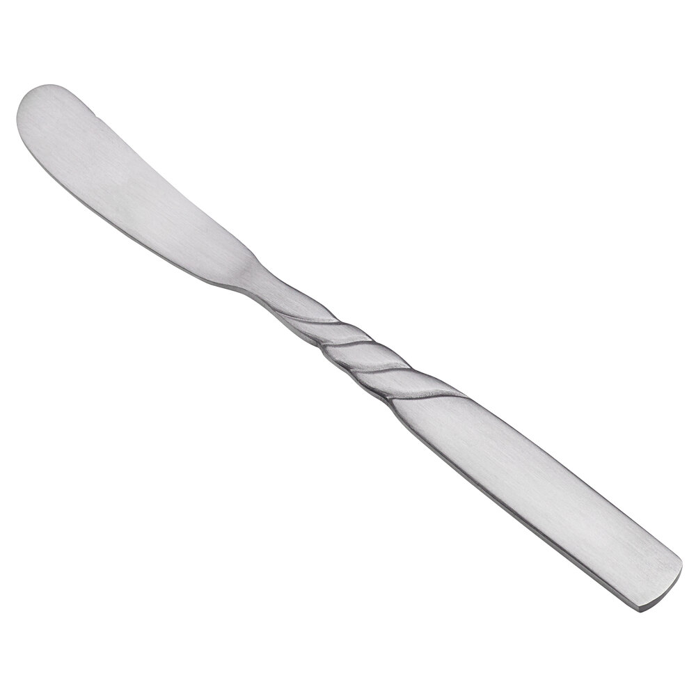 World Tableware 322 053 Collingwood 6 3/4" 18/0 Stainless Steel Heavy Weight Butter Spreader - 36/Case