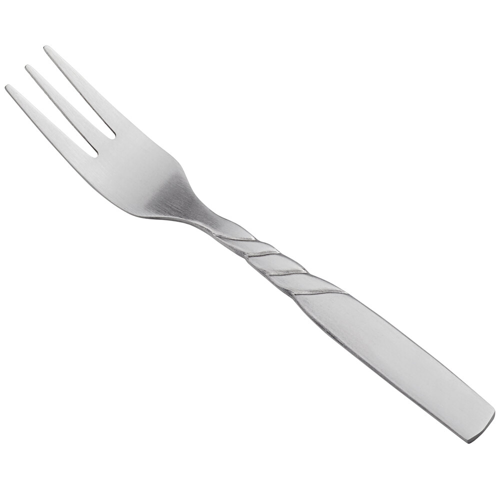 World Tableware 322 029 Collingwood 5 1/8" 18/0 Stainless Steel Heavy Weight Cocktail Fork - 36/Case