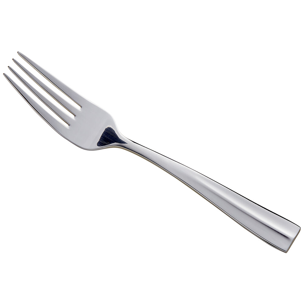 Acopa Ridge 7 1/8" 18/0 Stainless Steel Heavy Weight Dinner Fork - 12/Case