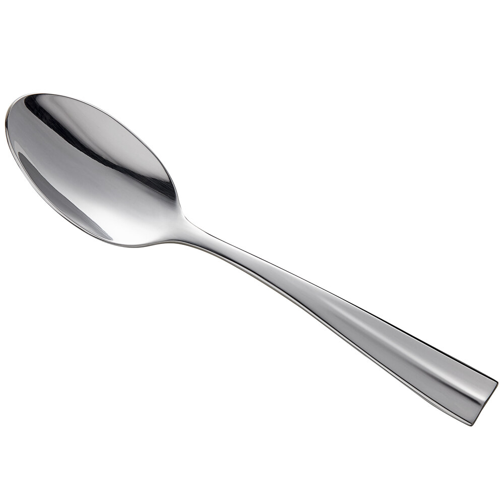 Acopa Ridge 6 5/16" 18/0 Stainless Steel Heavy Weight Teaspoon - 12/Case