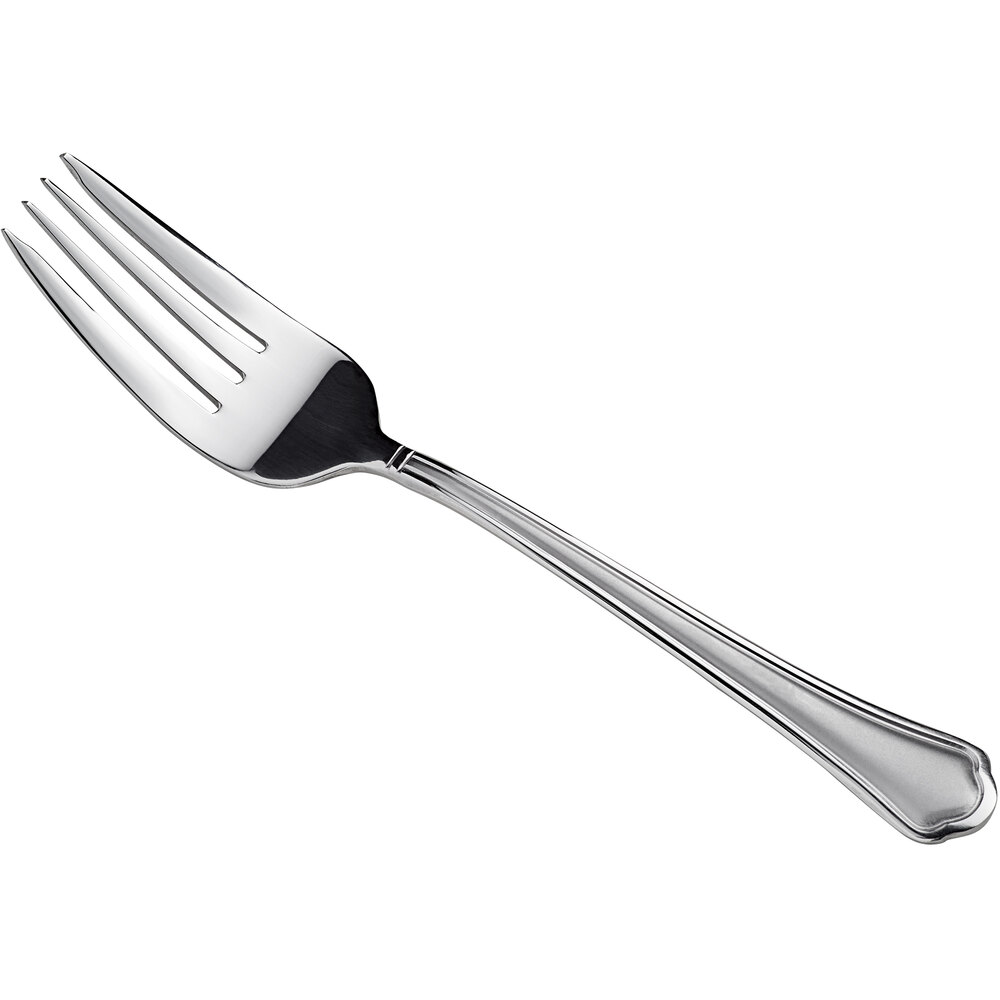 Acopa Sienna 6 7/8" 18/0 Stainless Steel Heavy Weight Salad / Dessert Fork - 12/Case