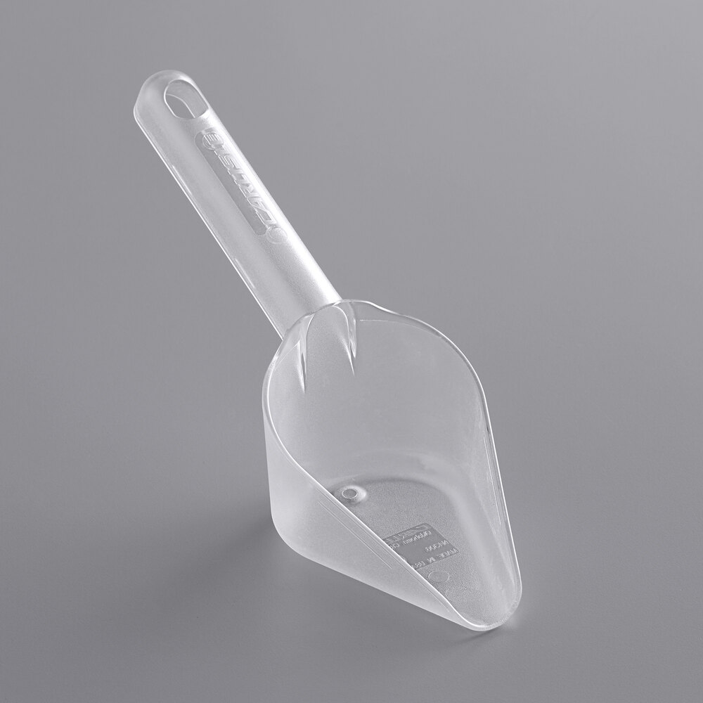 Carlisle 430607 Spectrum 6 oz. Clear Polycarbonate Utility Scoop