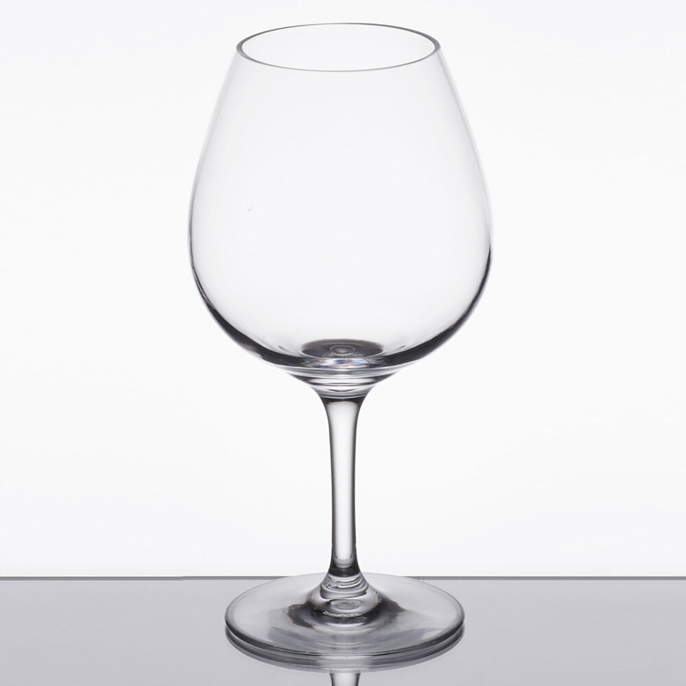 Carlisle 564107 Alibi 22 oz. Plastic Balloon Wine Glass - 6/Pack