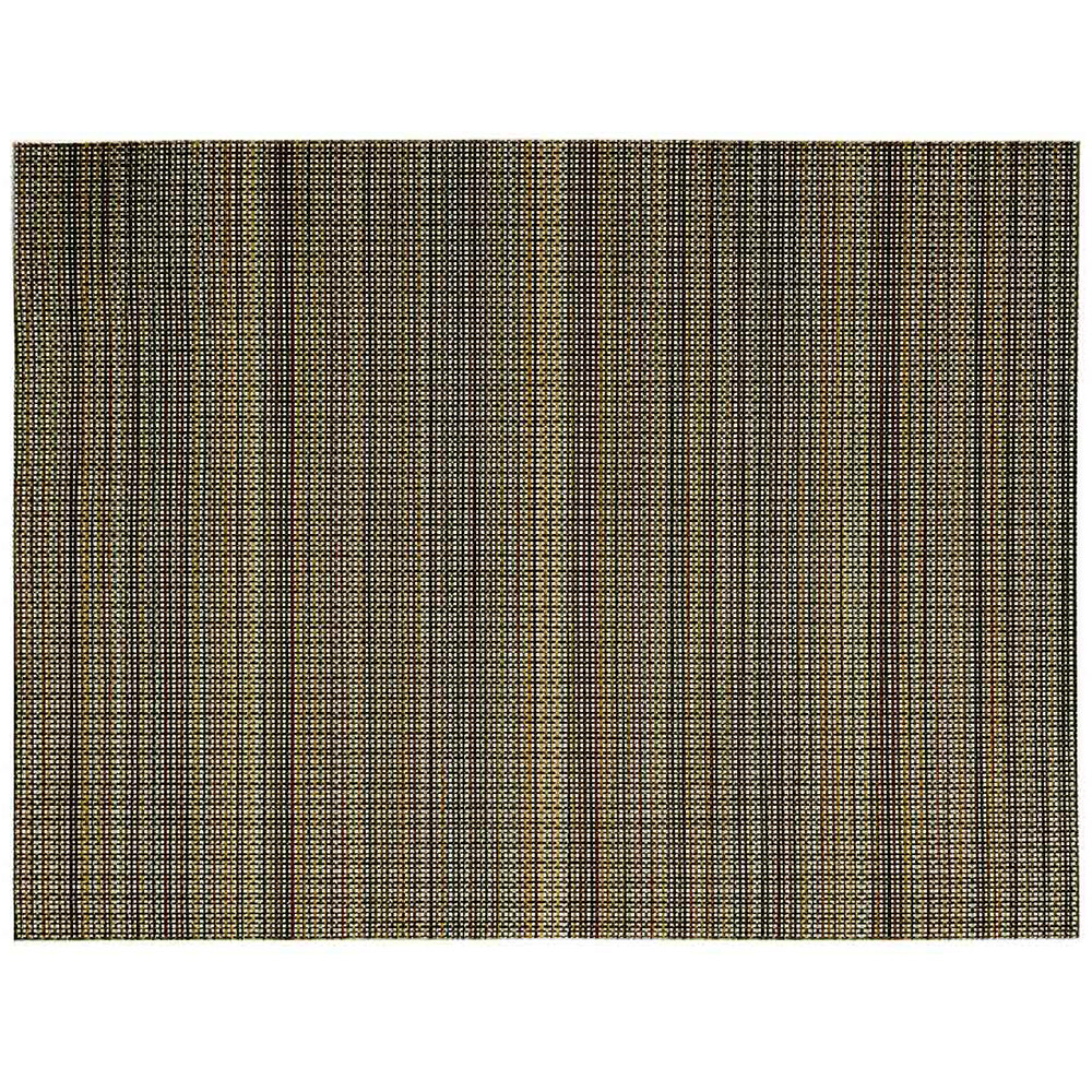 Front of the House XPM110MUV83 Metroweave 16" x 12" Terra Cotta Mesh Woven Vinyl Rectangle Placemat - 12/Pack