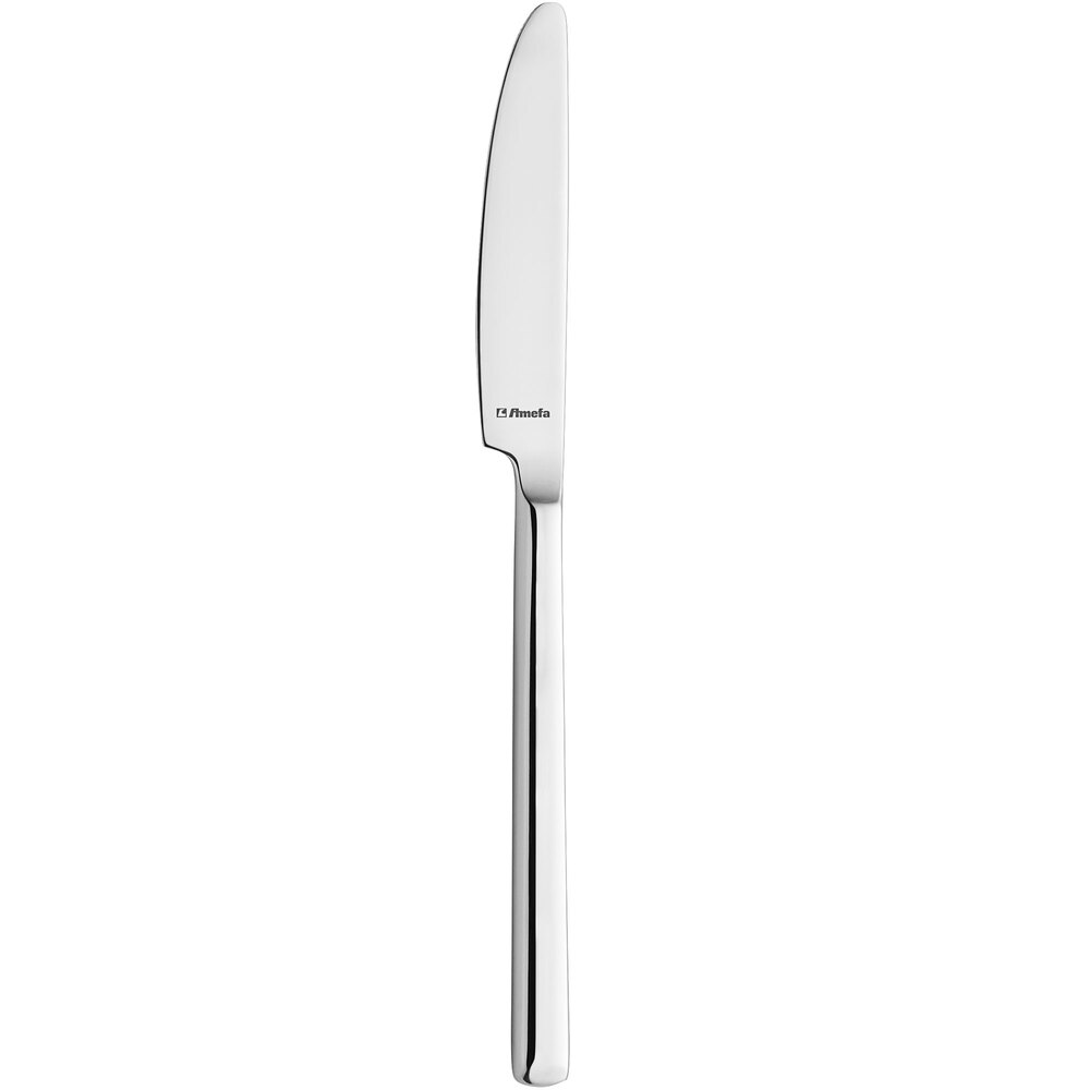 Amefa 117000B000335 Metropole 8 1/16" 18/10 Stainless Steel Extra Heavy Weight Dessert Knife - 12/Pack