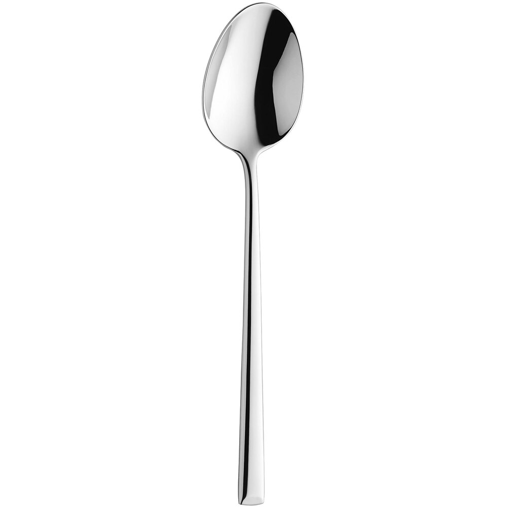 Amefa 117000B000345 Metropole 7 1/2" 18/10 Stainless Steel Extra Heavy Weight Dessert Spoon - 12/Pack