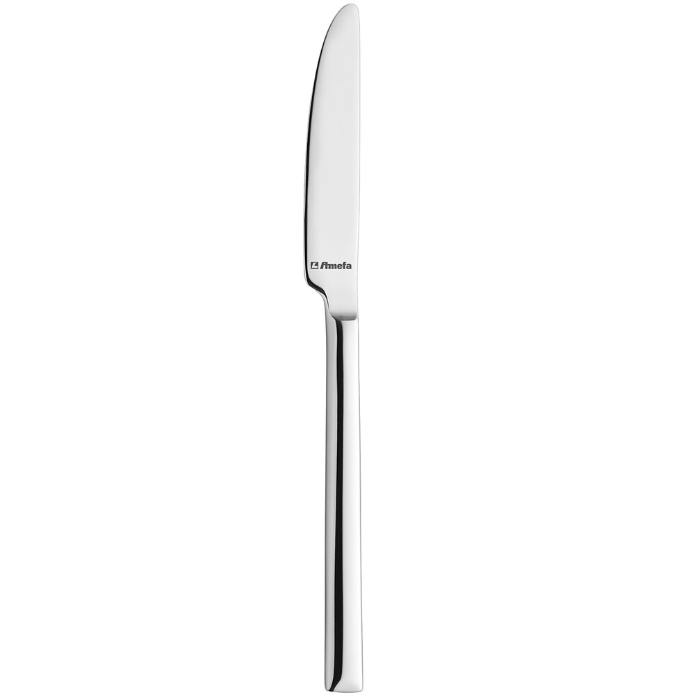 Amefa 117000B000360 Metropole 6 11/16" 18/10 Stainless Steel Extra Heavy Weight Fruit Knife - 12/Pack