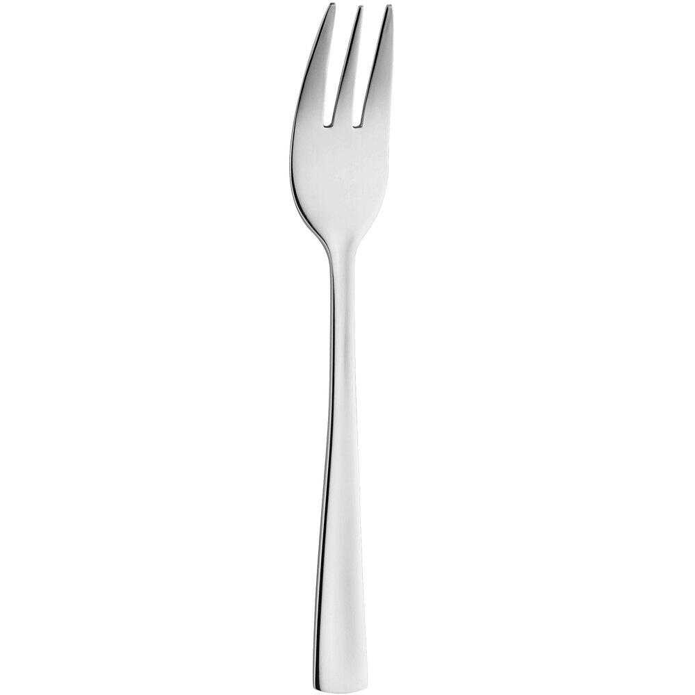 Amefa 182400B000390 Atlantic 5 7/8" 18/10 Stainless Steel Extra Heavy Weight Cake Fork - 12/Pack