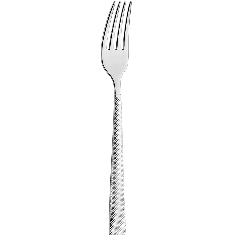 Amefa 801000B000340 Jewel 7 9/16" 18/10 Stainless Steel Extra Heavy Weight Dessert Fork - 12/Pack