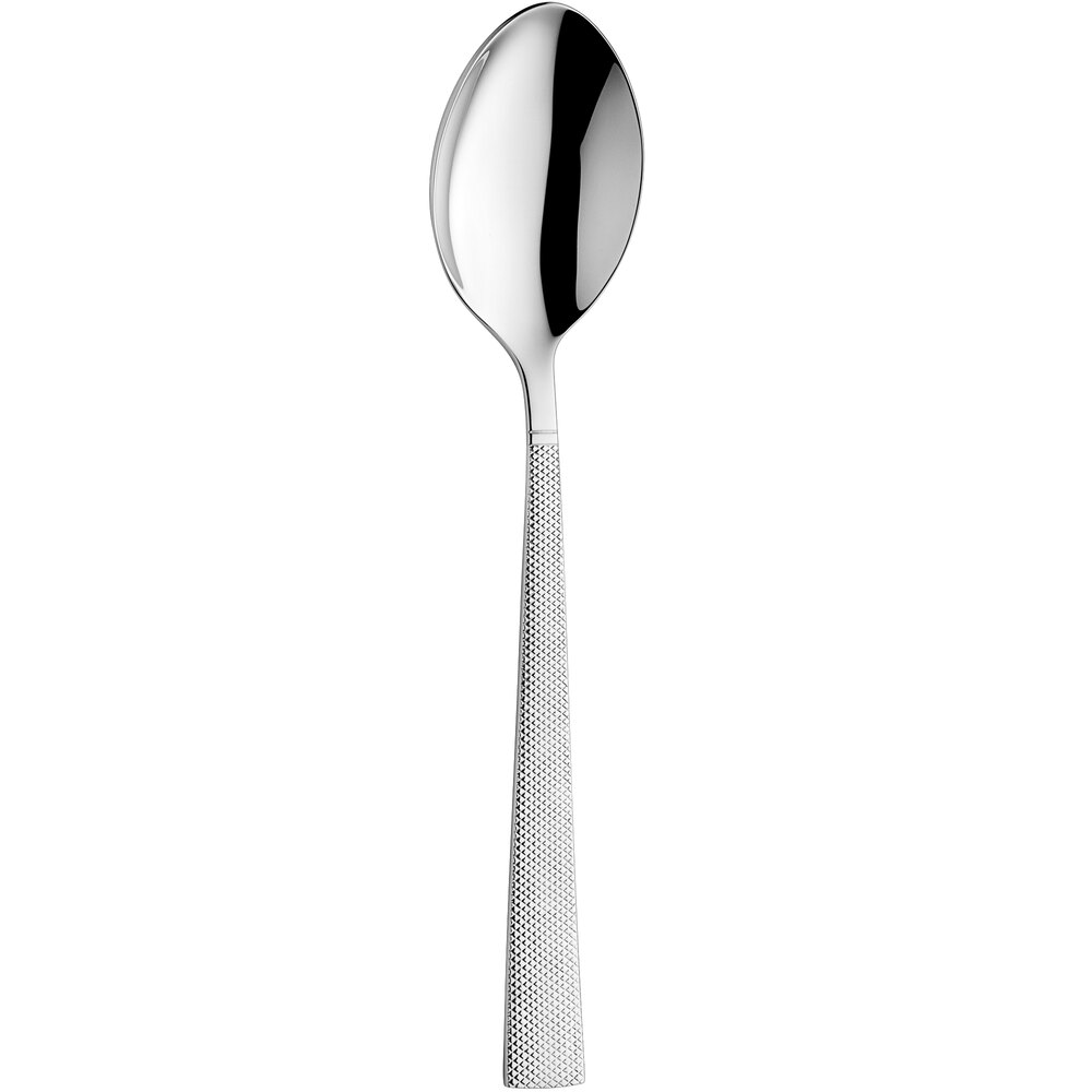 Amefa 801000B000345 Jewel 7 7/16" 18/10 Stainless Steel Extra Heavy Weight Dessert Spoon - 12/Pack