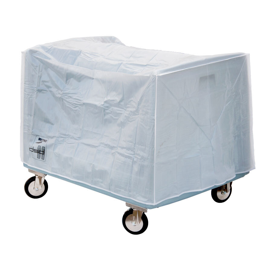 Metro DSDV11 Heavy-Duty 6-Mil Double Side Load Dish and Tray Cart Vinyl Cover