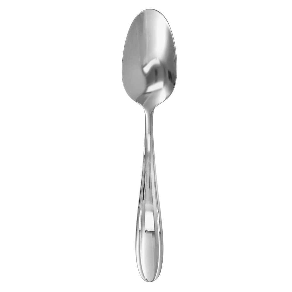 Walco Bellwether from Steelite International WLBLW07 7" Antimicrobial 18/10 Stainless Steel Extra Heavy Weight Dessert Spoon - 12/Pack