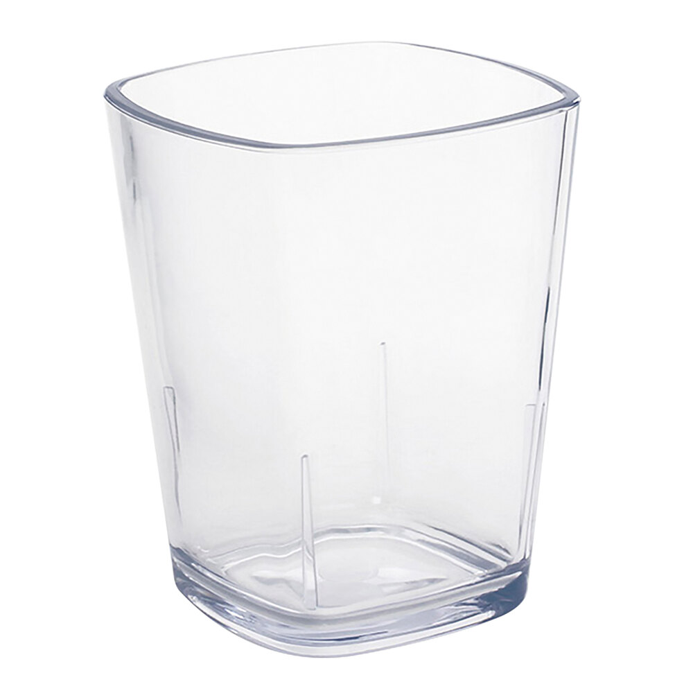 Front of the House ADO005CLT23 Drinkwise Mod 16 oz. Tritan™ Plastic Stackable Double Rocks / Old Fashioned Glass - 12/Pack