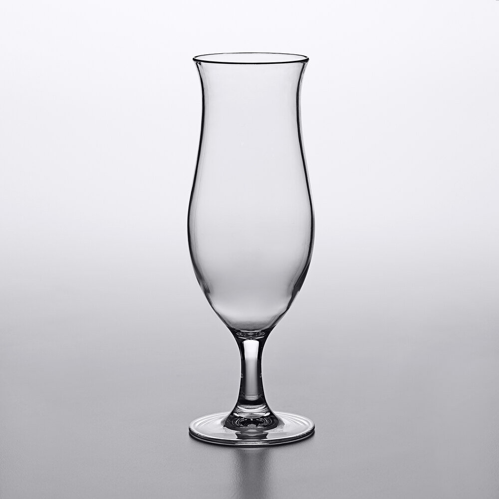 Carlisle 565007 Alibi 16 oz. Plastic Hurricane Glass - 24/Case